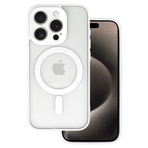 Acrylic Color Magsafe Case for Iphone 13 Pro white
