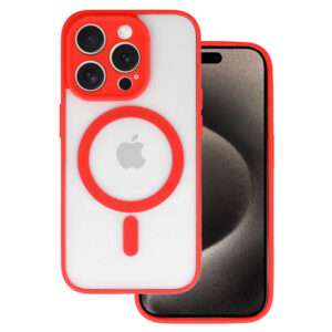Acrylic Color Magsafe Case for Iphone 14 red