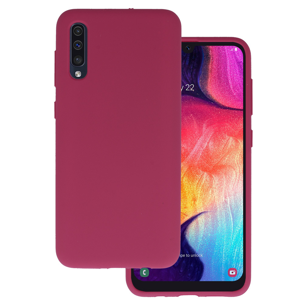 Silicone Lite Case for Samsung Galaxy A50/A30S/A50S burgundy