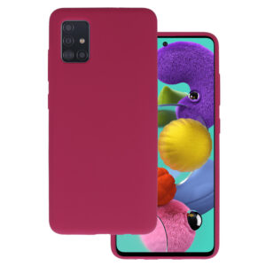 Silicone Lite Case for Samsung Galaxy A51 burgundy