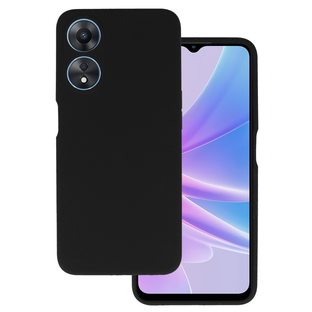 Silicone Lite Case for Oppo A78 5G black