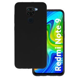 Silicone Lite Case for Xiaomi Redmi Note 9 black