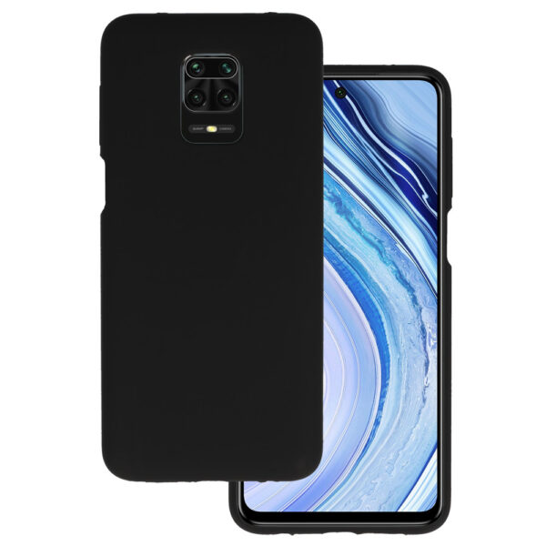 Silicone Lite Case for Xiaomi Redmi Note 9S/Note 9 Pro black