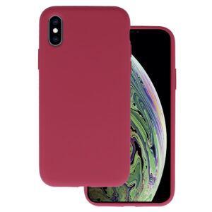 Silicone Lite Case for Iphone X/XS burgundy