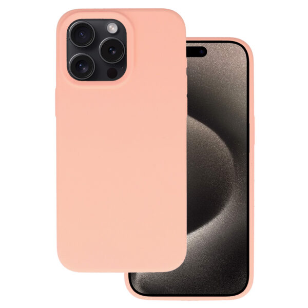 Silicone Lite Case for Iphone 15 Plus peach