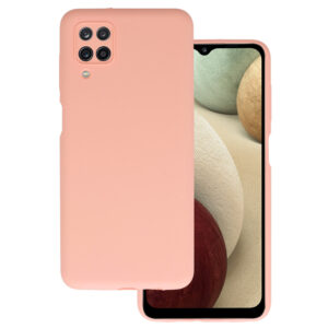 Silicone Lite Case for Samsung Galaxy A12/M12 peach