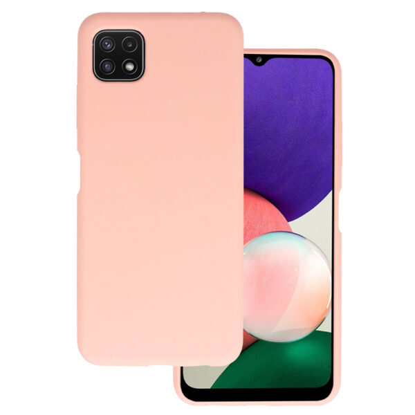 Silicone Lite Case for Samsung Galaxy A22 5G peach