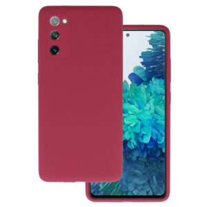 Silicone Lite Case for Samsung Galaxy S20 FE/Lite burgundy