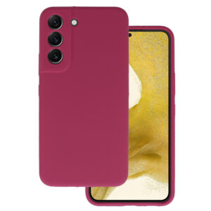 Silicone Lite Case for Samsung Galaxy S22 burgundy