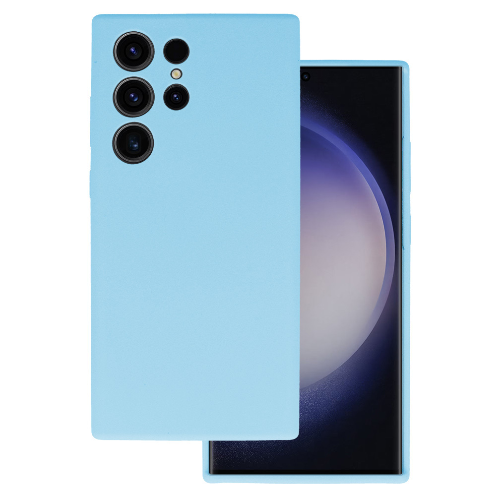 Silicone Lite Case for Samsung Galaxy S23 Ultra light blue