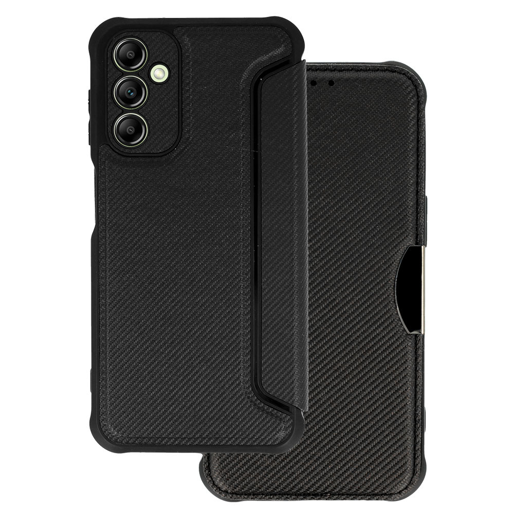Razor Carbon Book Case for Samsung Galaxy A23 4G/5G black