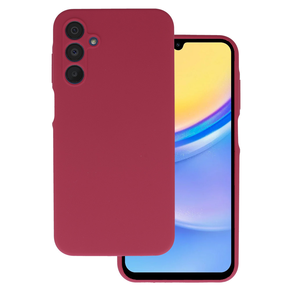 Silicone Lite Case for Samsung Galaxy A15 4G/5G burgundy