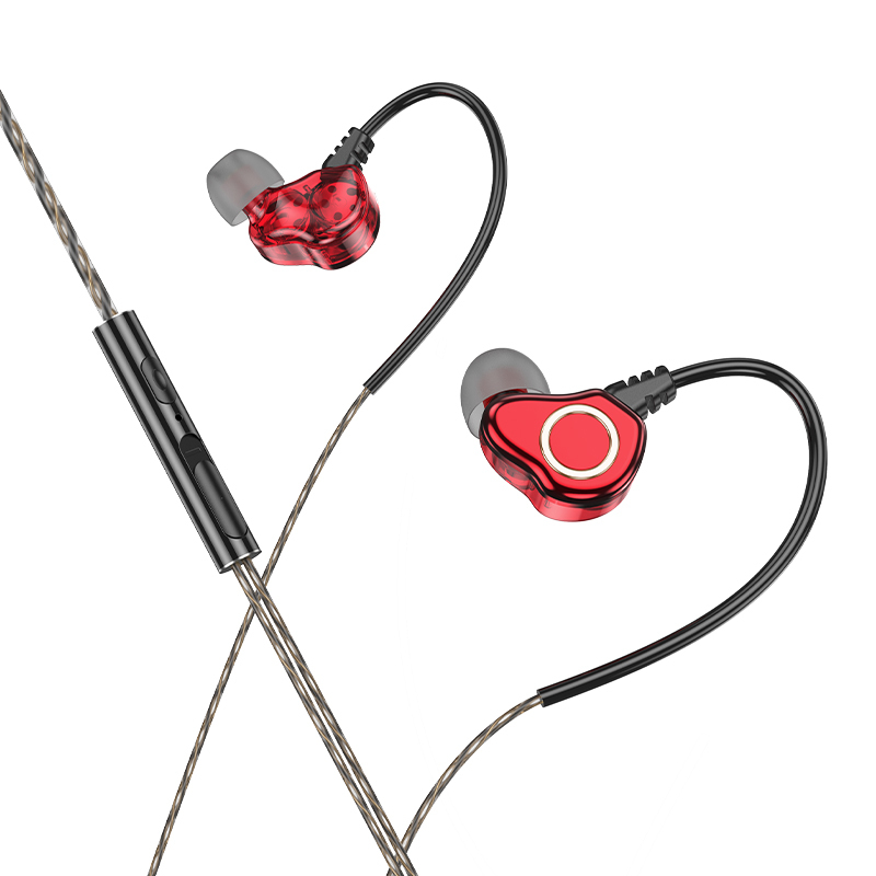product-92649 Borofone Earphones BM88 Sea with microphone red