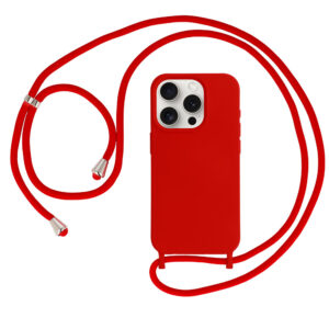 Strap Silicone Case for Iphone 12/12 Pro design 1 red