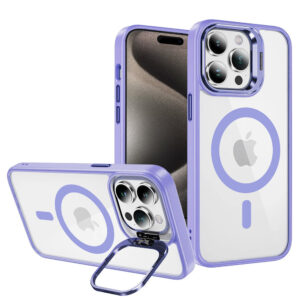 Tel Protect Kickstand Magsafe Case for Iphone 14 Pro light purple