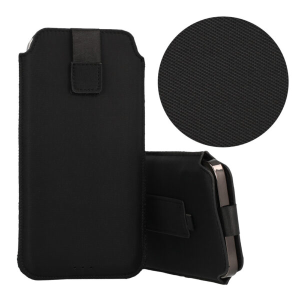 HIT Pouch Case (Size XL) for Iphone 15/15 Pro/Iphone 16/16 Pro/Samsung S24/S24 Plus/S25/S25 Plus/A53/A55 5G design 1 black