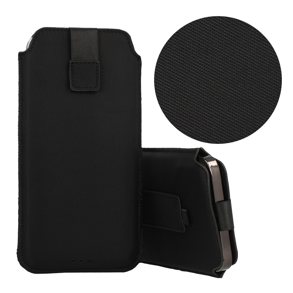 HIT Pouch Case (Size XL) for Iphone 15/15 Pro/Iphone 16/16 Pro/Samsung S24/S24 Plus/S25/S25 Plus/A53/A55 5G design 1 black