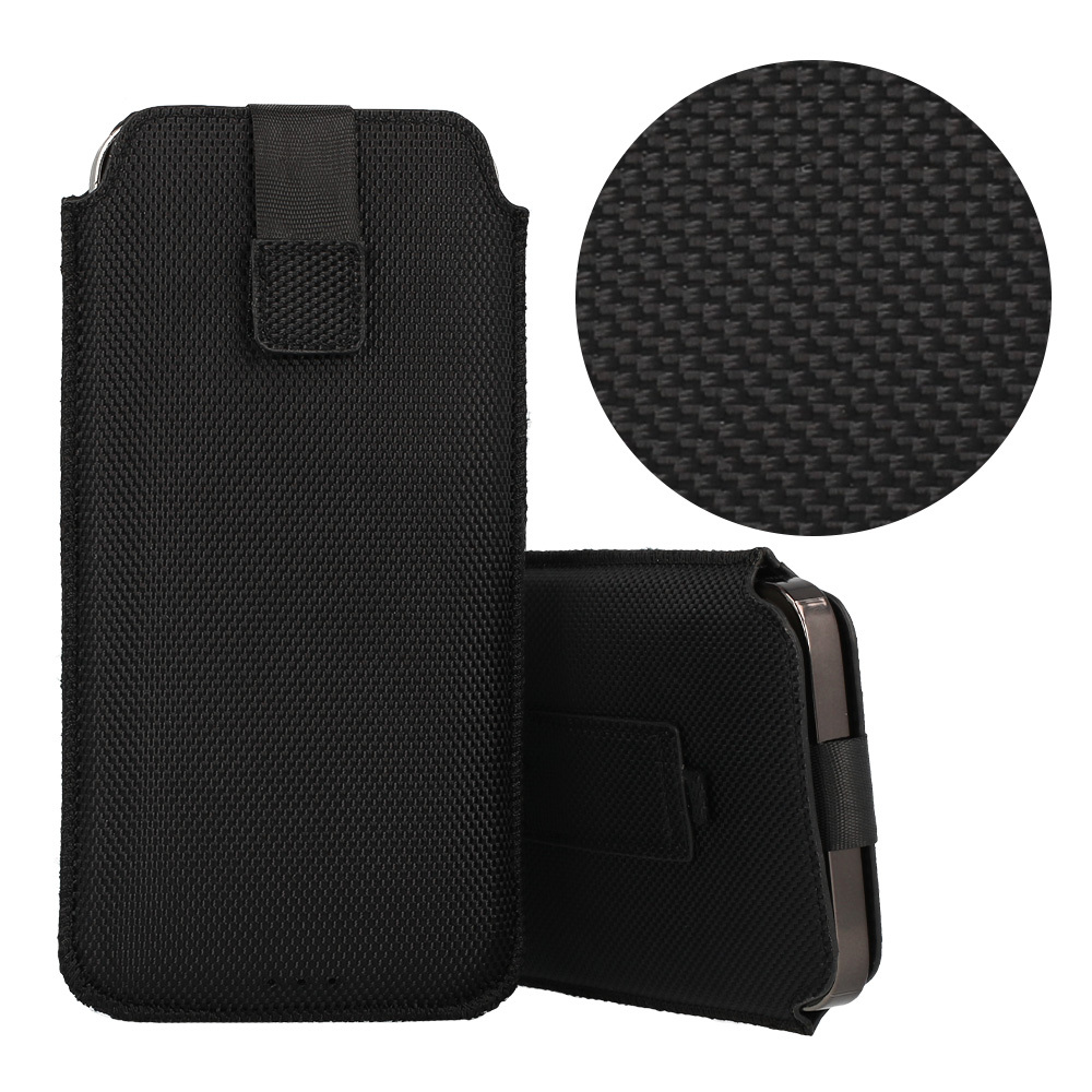 HIT Pouch Case (Size XL) for Iphone 15/15 Pro/Iphone 16/16 Pro/Samsung S24/S24 Plus/S25/S25 Plus/A53/A55 5G design 2 black