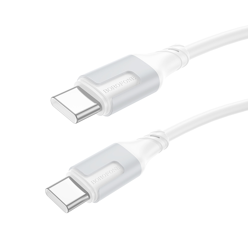 Borofone Cable BX101 Creator - Type C to Type C - 60W 3A 1 metre white