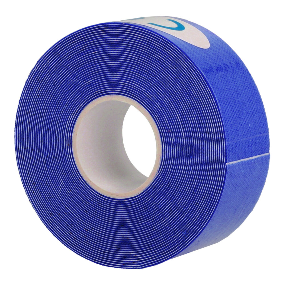 Kinesiology tape, 2,5 cm x 5 m blue