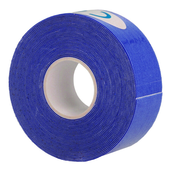 Kinesiology tape, 2,5 cm x 5 m blue