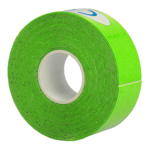 Kinesiology tape, 2,5 cm x 5 m green