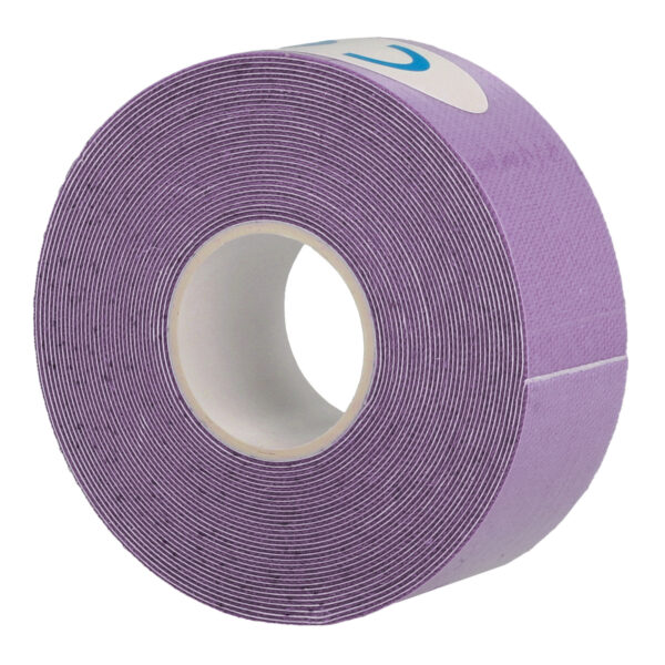 Kinesiology tape, 2,5 cm x 5 m purple