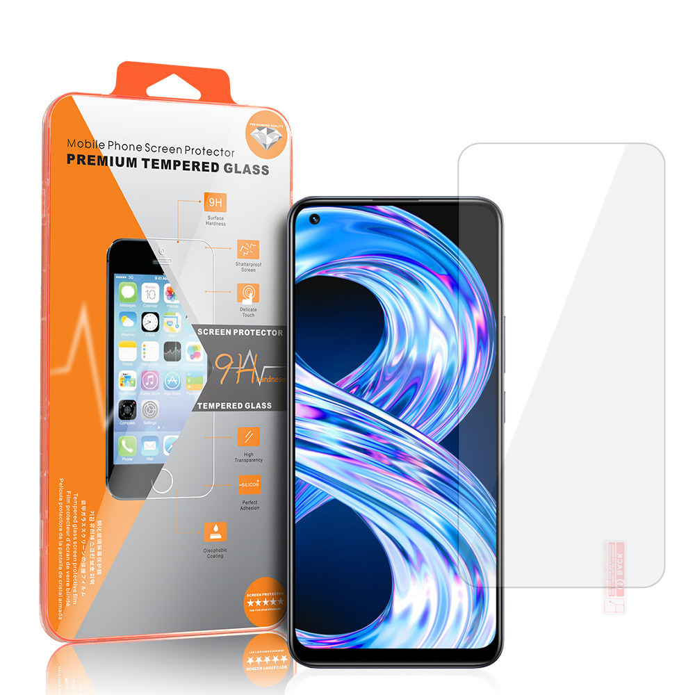 Tempered Glass Orange for REALME 8 5G/8 PRO/OPPO A73 5G/A72/A92/A53 5G/HUAWEI P SMART Z/Y9 PRIME/MOTO G14/G54/G84