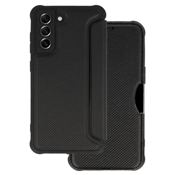 Razor Carbon Book Case for Samsung Galaxy A35 black