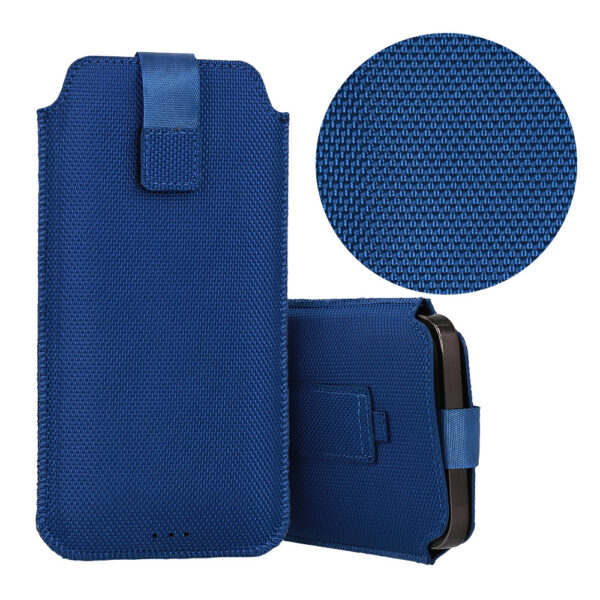 HIT Pouch Case (Size XXL) for Samsung S25 Ultra/S24 Ultra/M35/M23/A16 5G/Xiaomi Redmi 14C design 2 navy