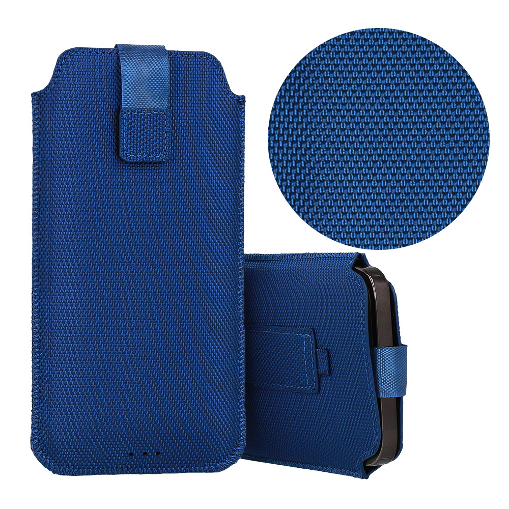 HIT Pouch Case (Size XXL) for Samsung S25 Ultra/S24 Ultra/M35/M23/A16 5G/Xiaomi Redmi 14C design 2 navy
