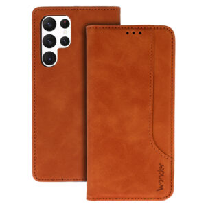 Wonder Prime Case for Samsung Galaxy S22 Ultra brown