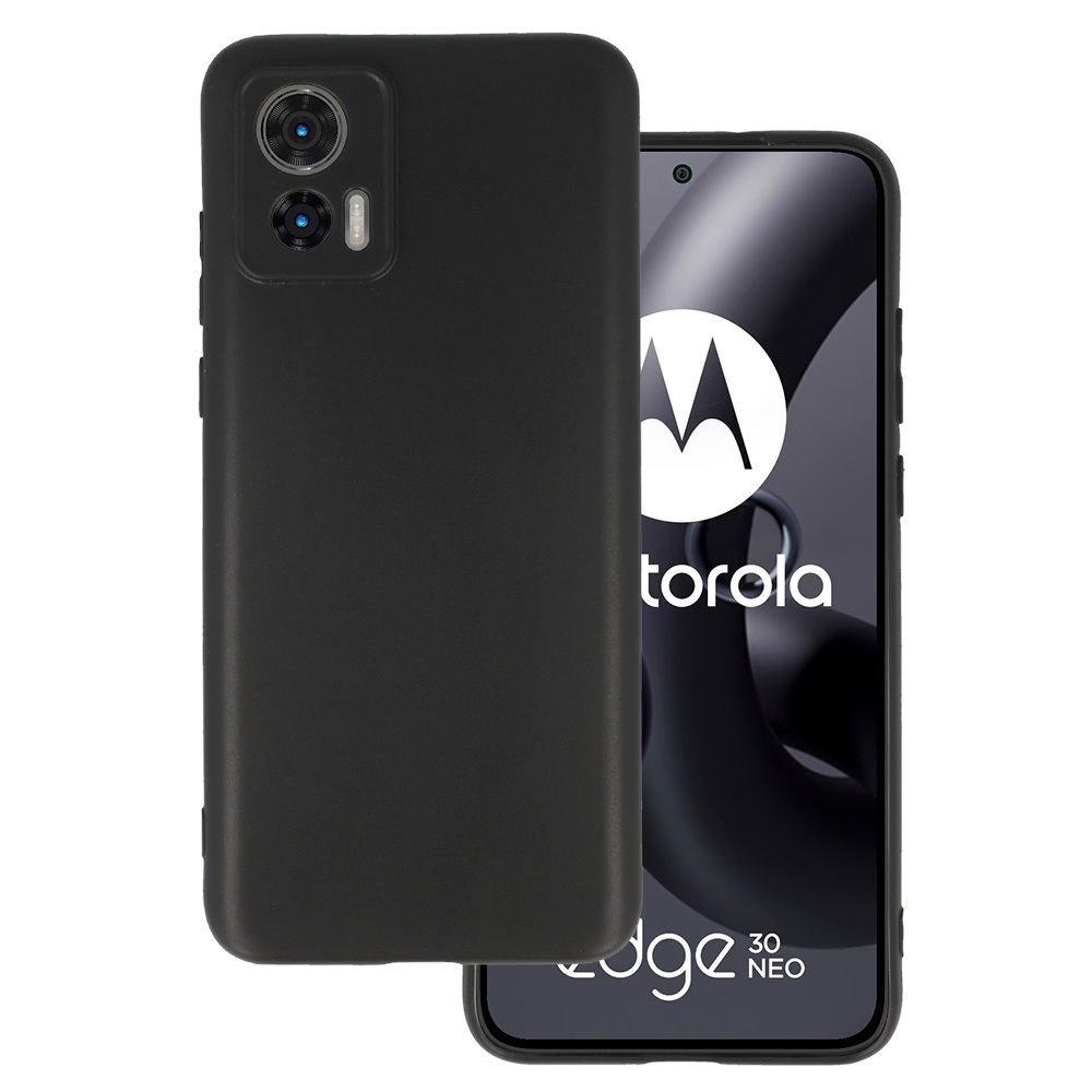 Back Case MATT for MOTOROLA EDGE 30 NEO 5G Black