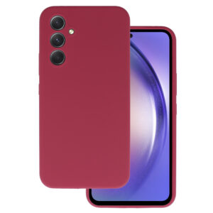 Silicone Lite Case for Samsung Galaxy A55 5G burgundy