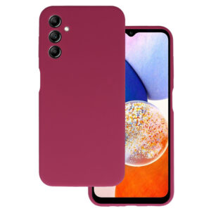Silicone Lite Case for Samsung Galaxy M34 5G burgundy