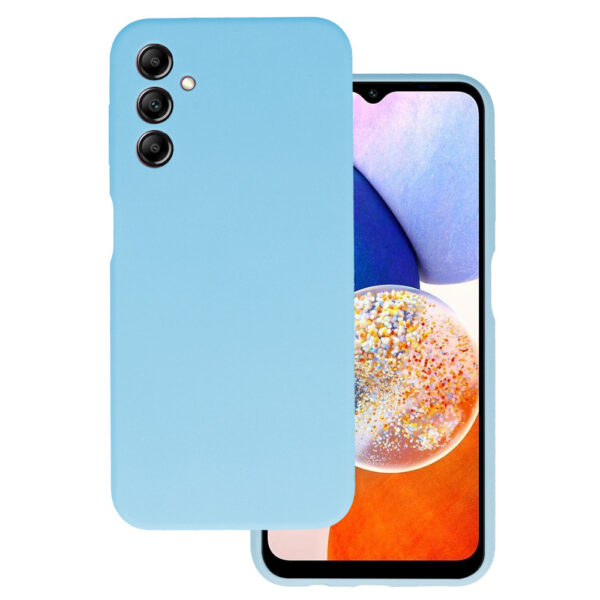 Silicone Lite Case for Samsung Galaxy M34 5G light blue