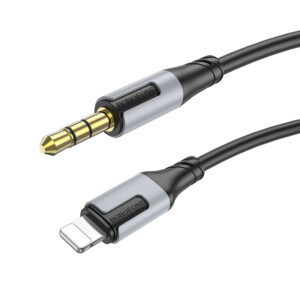 Borofone Cable AUX BL19 Creator - jack 3,5mm to Lightning - 1 metre black