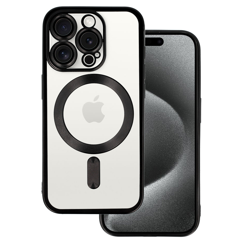 Metallic Magsafe Case for Iphone 11 Black