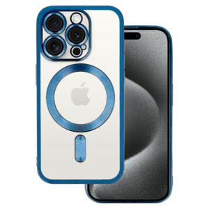 Metallic Magsafe Case for Iphone 11 Pro Max Blue