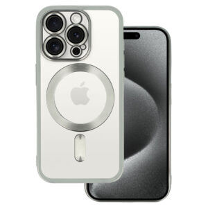 Metallic Magsafe Case for Iphone 12 Pro Max Silver