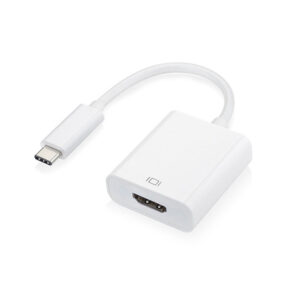 Adapter - Type C to HDMI 4K*2K - metal 0,25 metres white