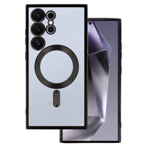 Metallic Magsafe Case for Samsung Galaxy S24 Black