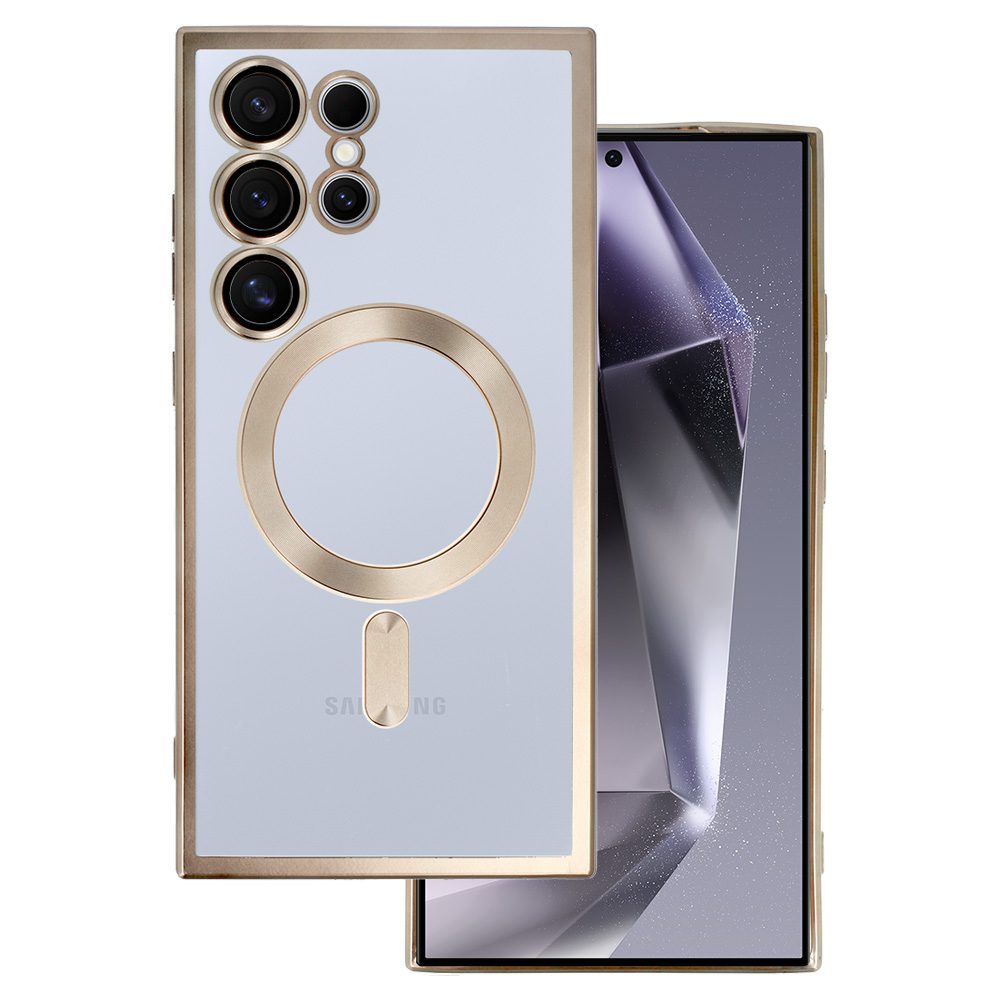 Metallic Magsafe Case for Samsung Galaxy S24 Titanium