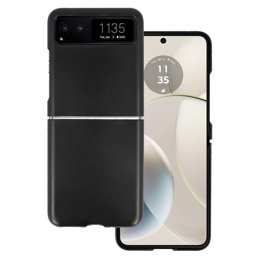 Back Case MATT for MOTOROLA RAZR 40 5G Black