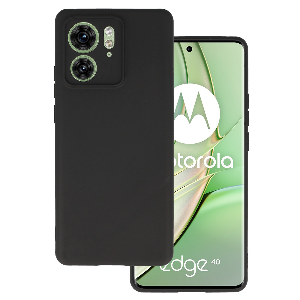 Back Case MATT for MOTOROLA EDGE 40 5G Black