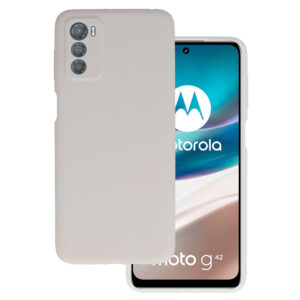 Silicone Lite Case for Motorola Moto G42 titanium