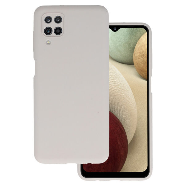 Silicone Lite Case for Samsung Galaxy A12/M12 titanium