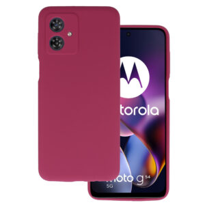 Silicone Lite Case for Motorola Moto G54 5G burgundy