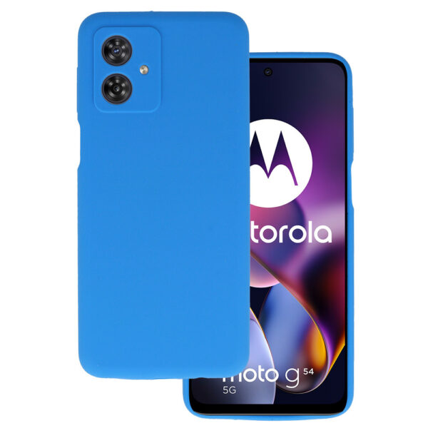 Silicone Lite Case for Motorola Moto G54 5G blue