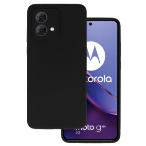 Silicone Lite Case for Motorola Moto G84 5G black